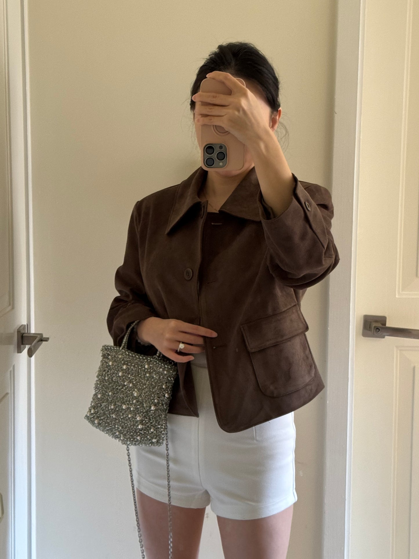 Dark Brown Suede Jacket 深棕絨面外套