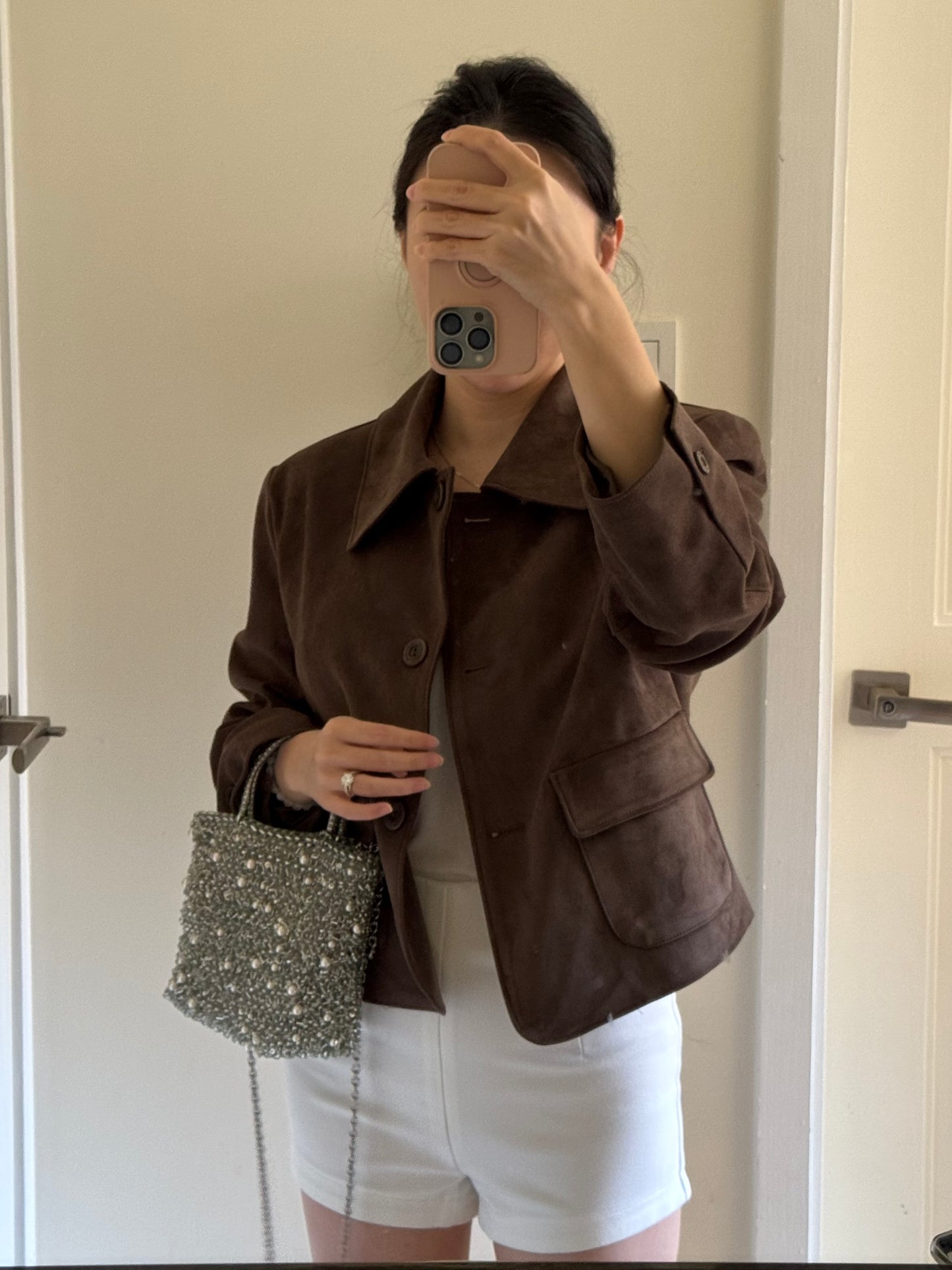 Dark Brown Suede Jacket 深棕絨面外套