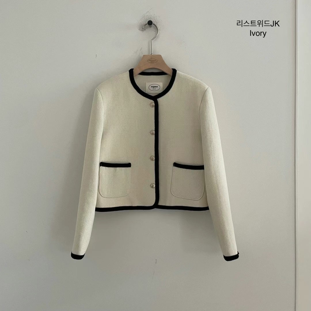 Vergamot Monochrome Tweed Blazer