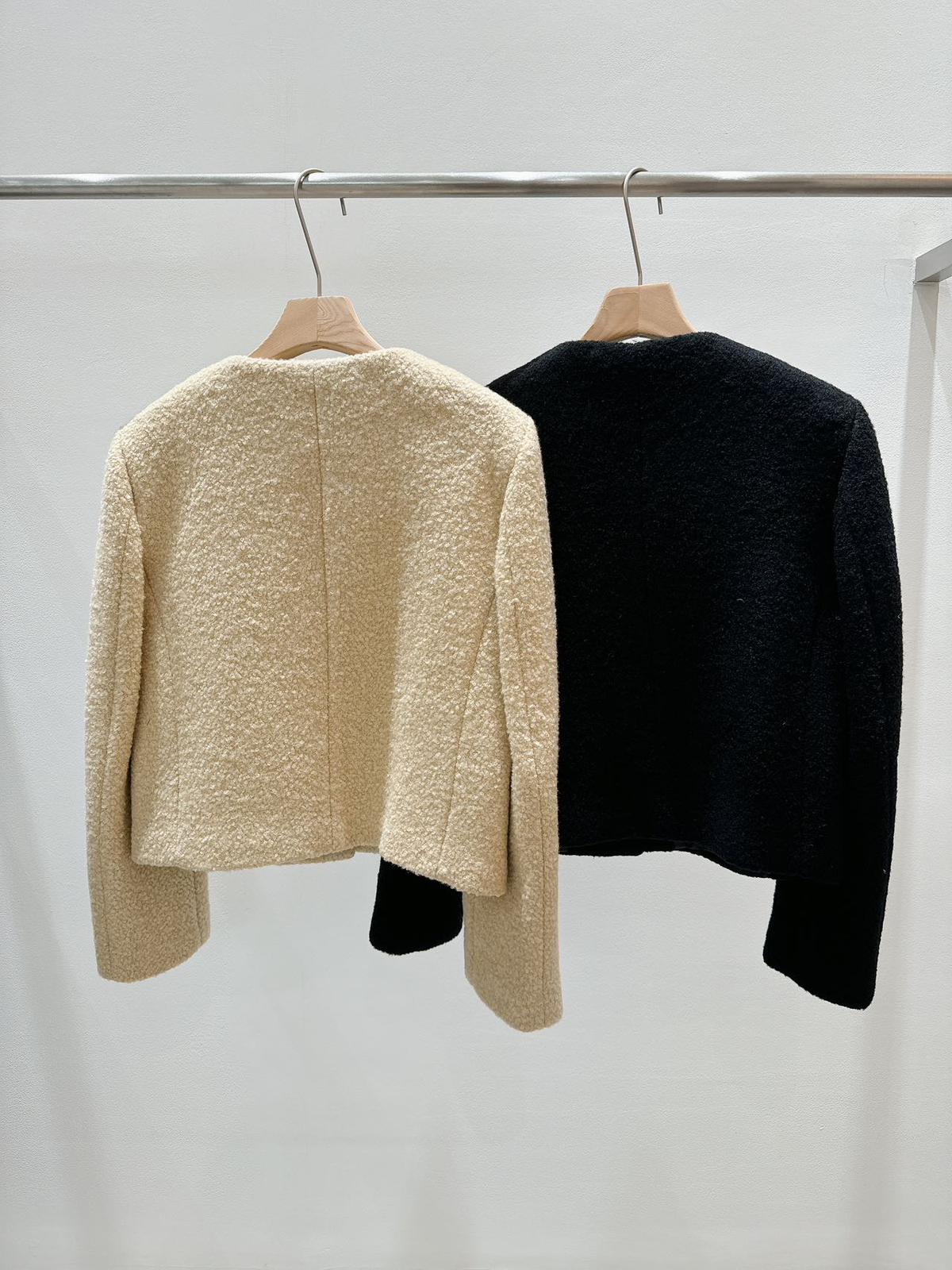 Woolen Button Down Jacket *2 Colors