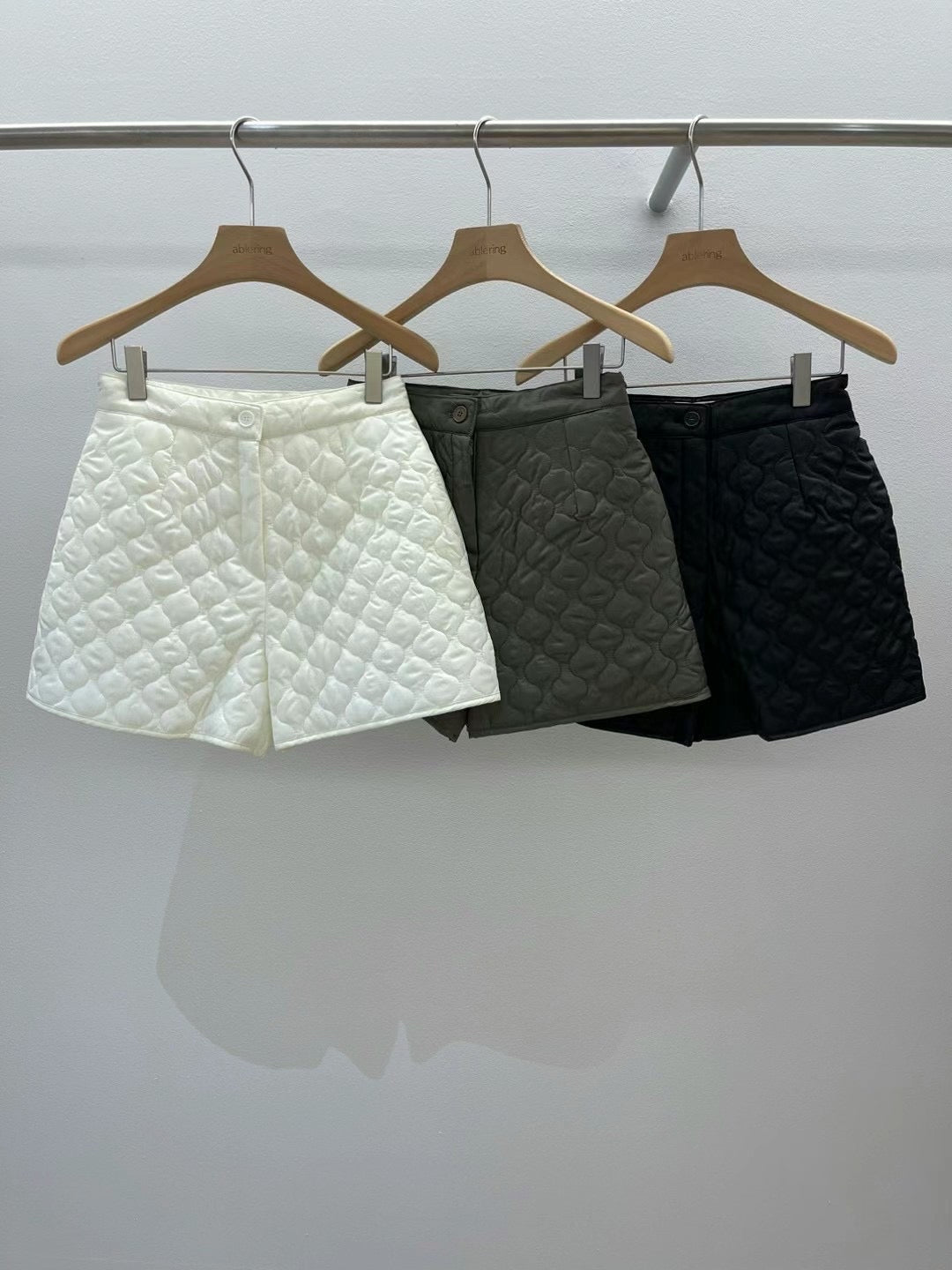 Ablering Duck Down Quilted Shorts