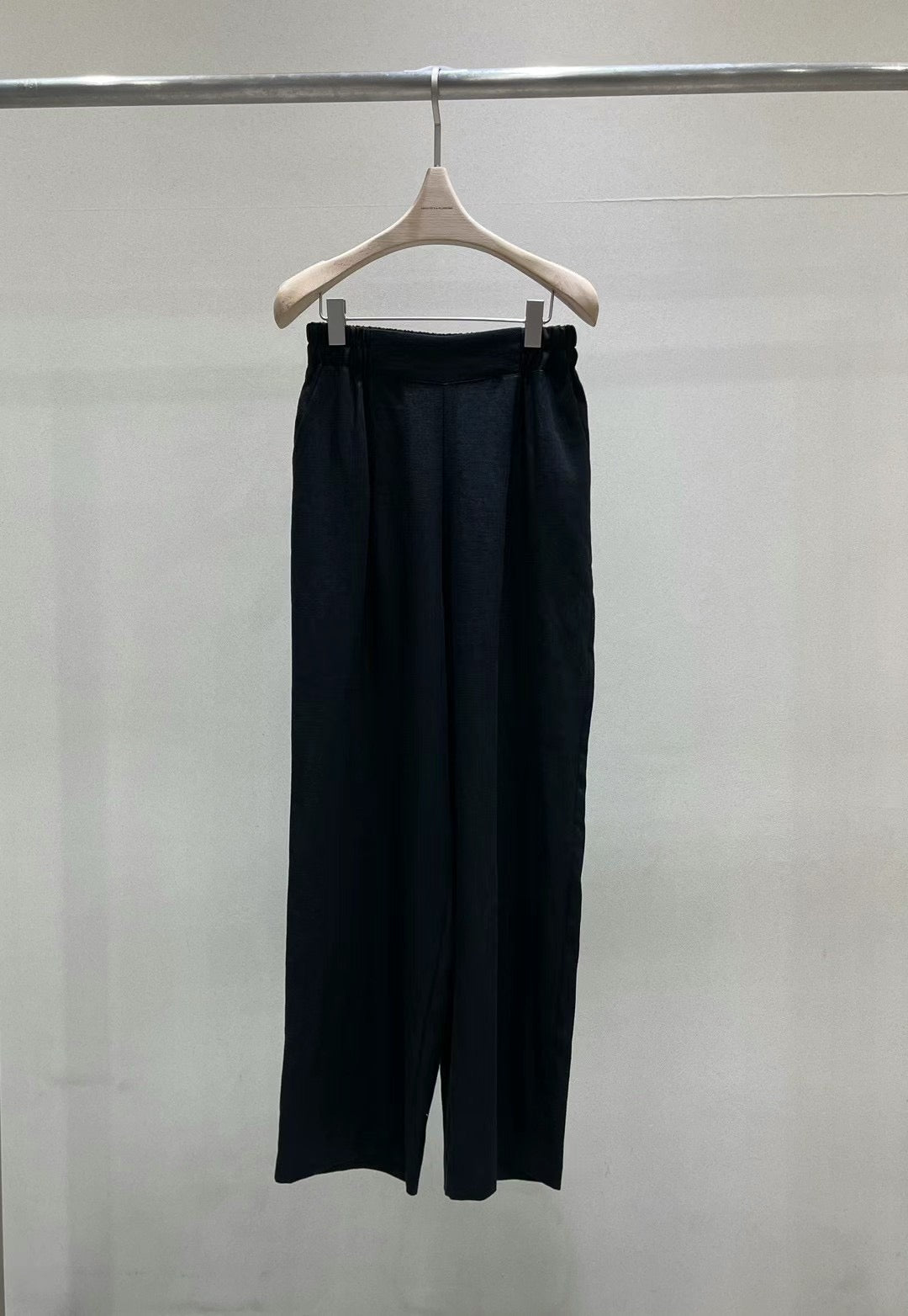 Linen High Waisted Straight Leg Trousers