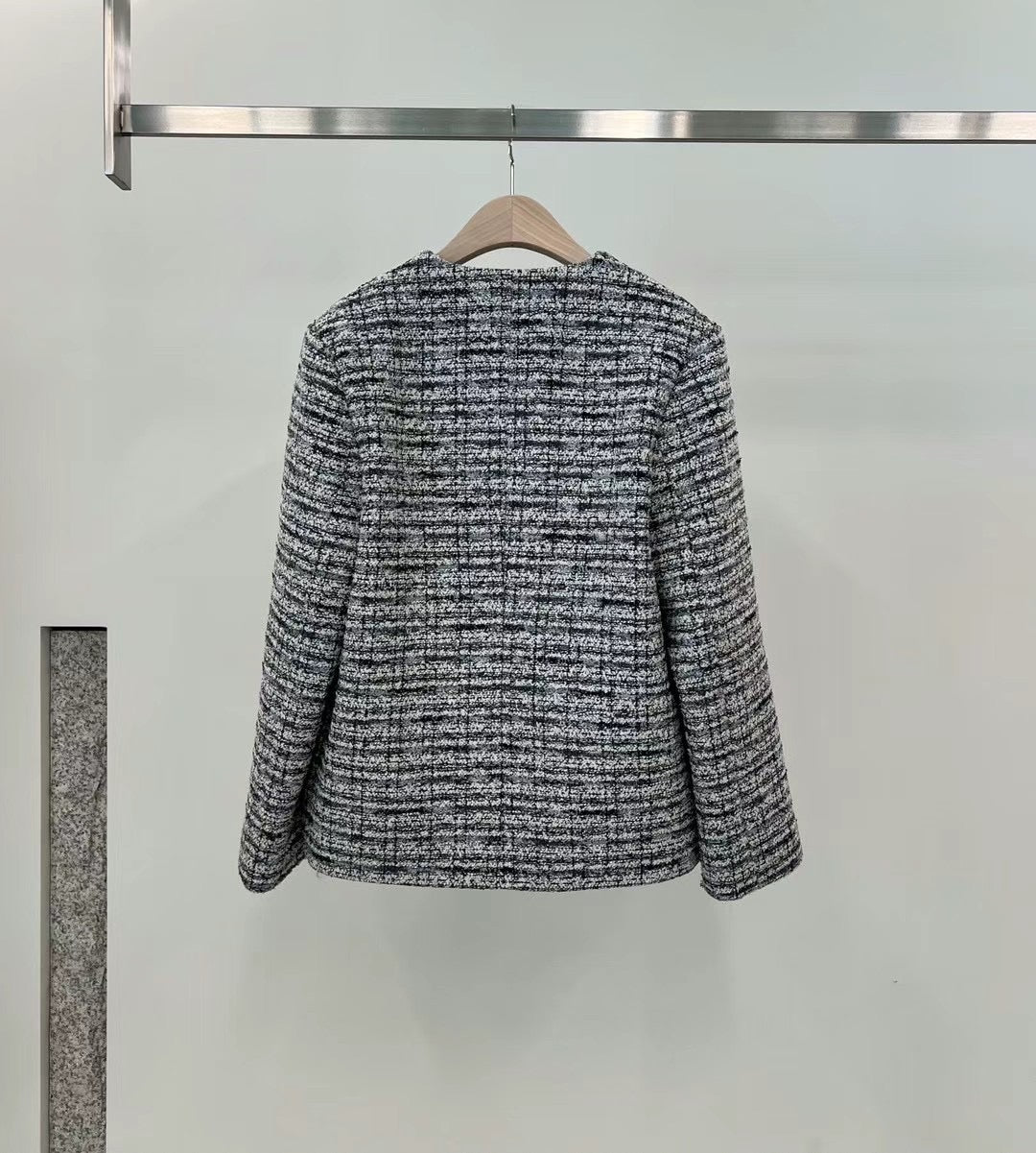 Tweed Longline Jacket