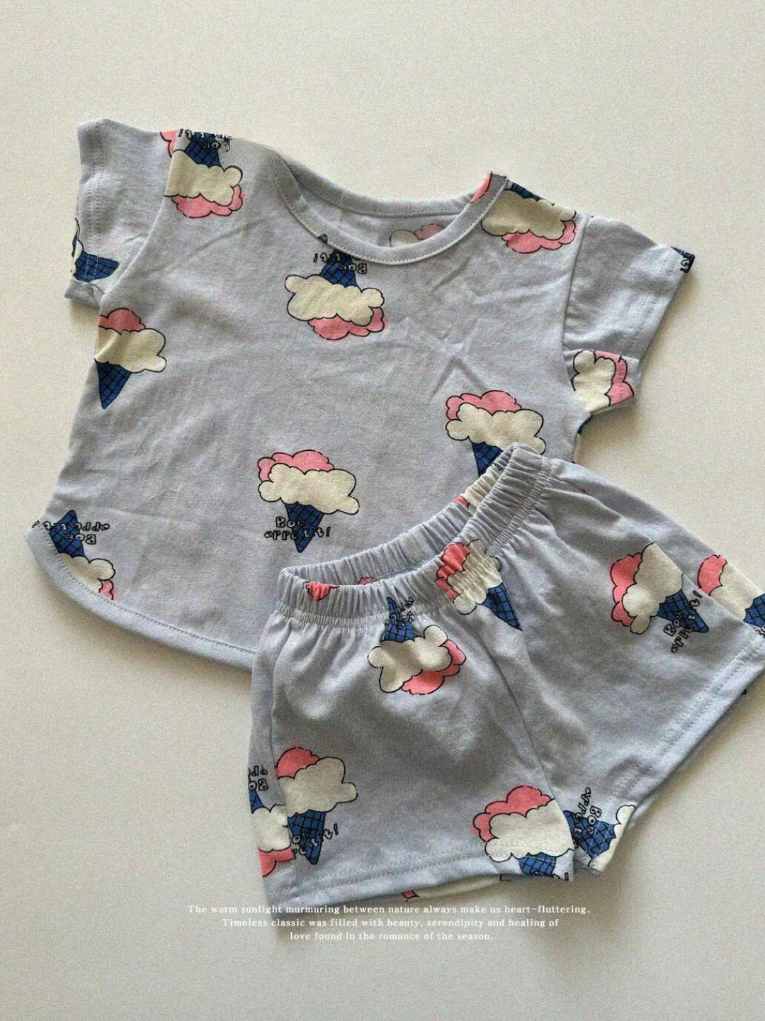 Summer Printed Kids Short Sleeved T-shirt *7 Colors