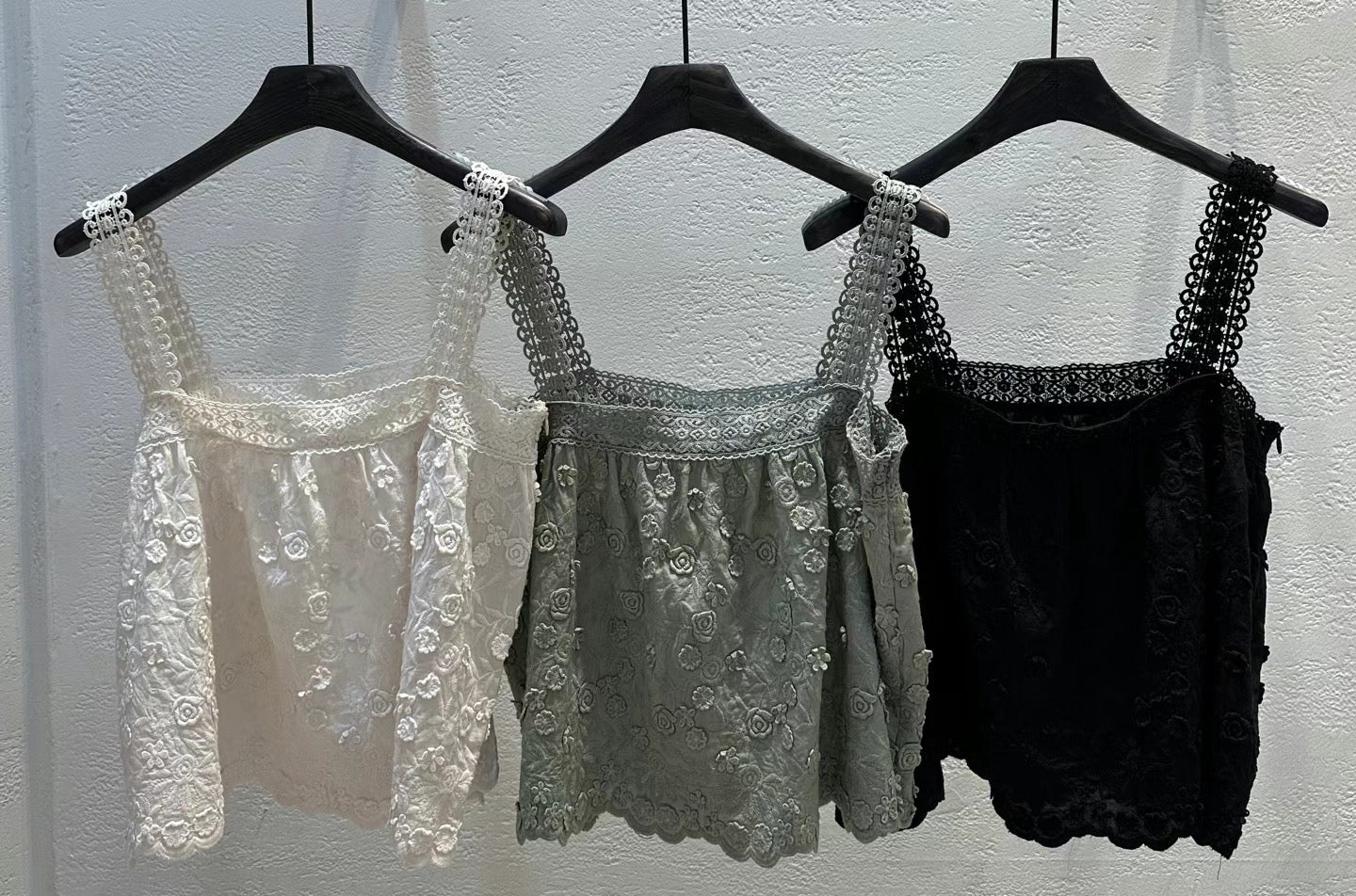 Crochet Lace Shorts Set