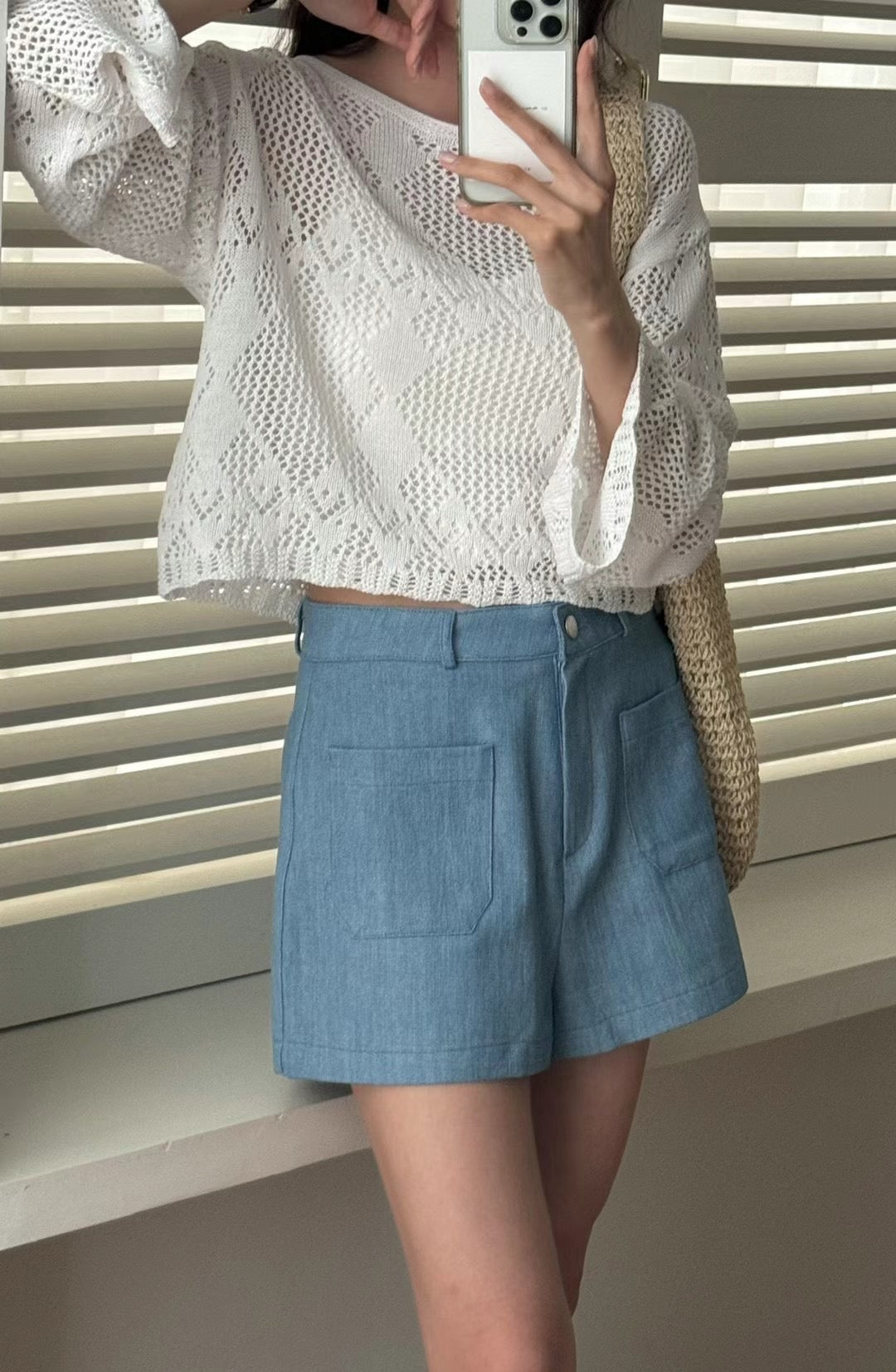 High Waisted Cotton Shorts *2 colors 5624902