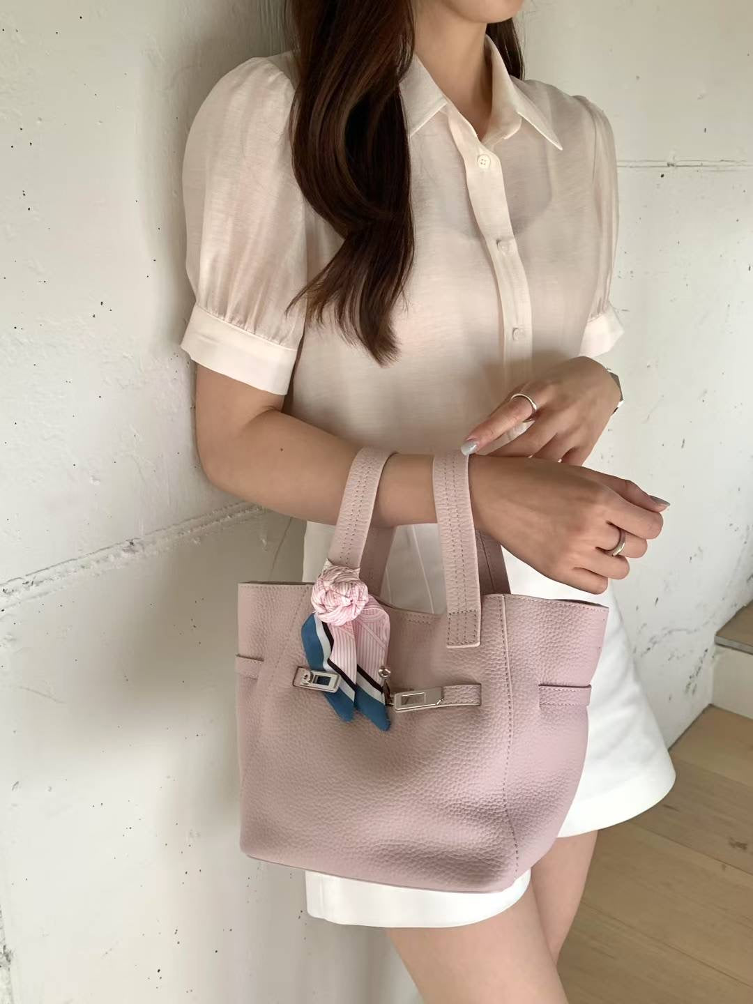 Handmade Clemence Leather Tote Bag