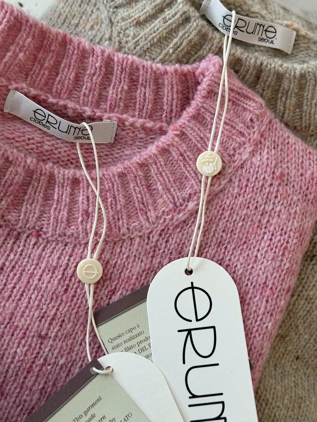 Lana Wool Crewneck Sweater