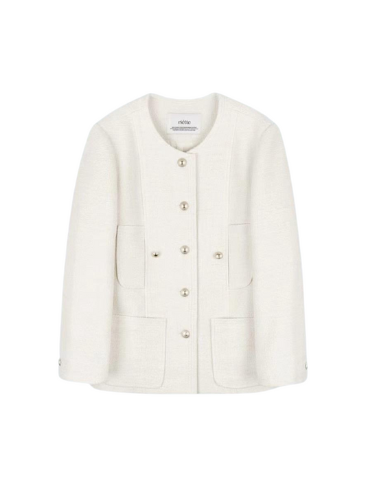 Button-down Textured Jacket *2 Colors