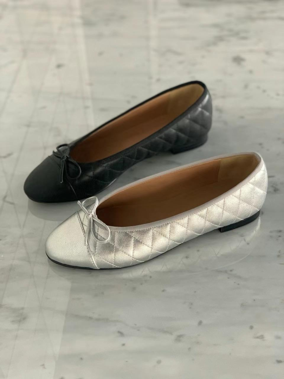 Quilted Ballet Flats *2 Colors