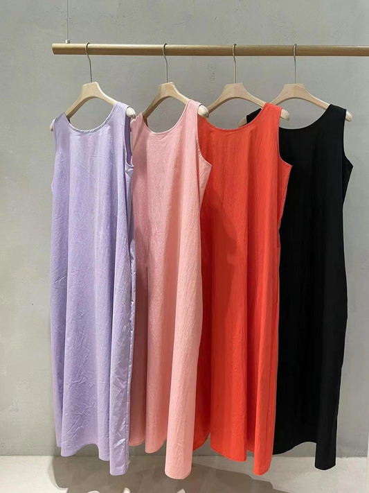 Sleeveless Maxi Dress *4 Colors