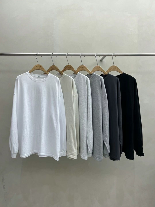 Classic Round Neck Knit Pullover *6 Colors