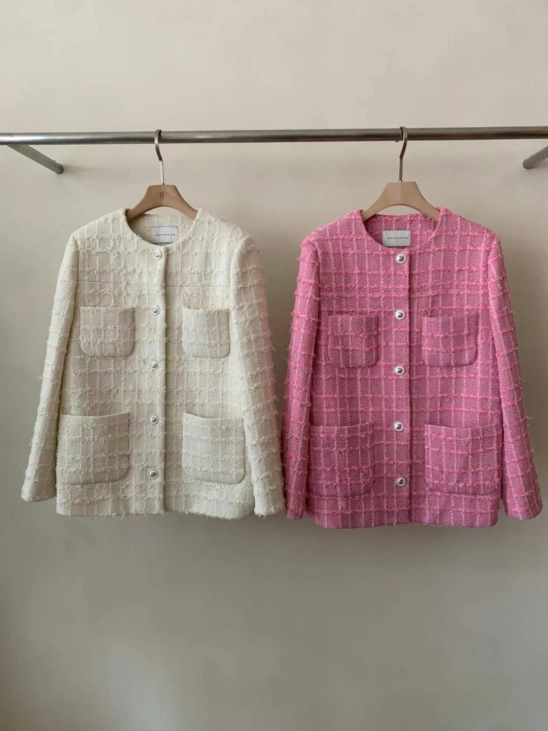 Plaid Pattern Button-up Jacket *2 Colors