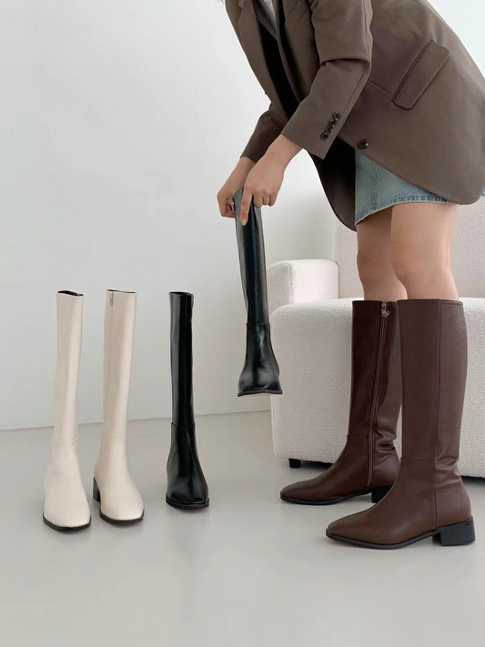 Heeled Knee High Boots *3 Colors