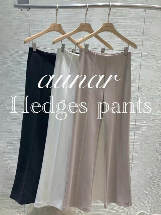 Straight-leg Hedge Pants *3 Colors