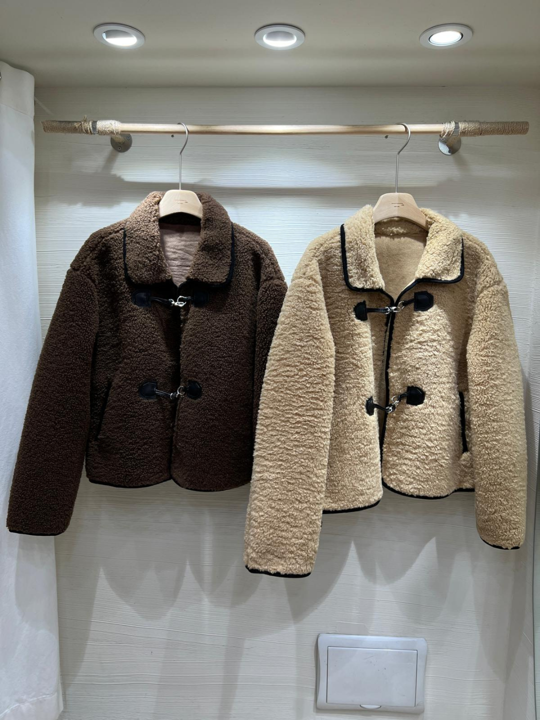 Fleeced Teddy Wool Jacket *2 Colors