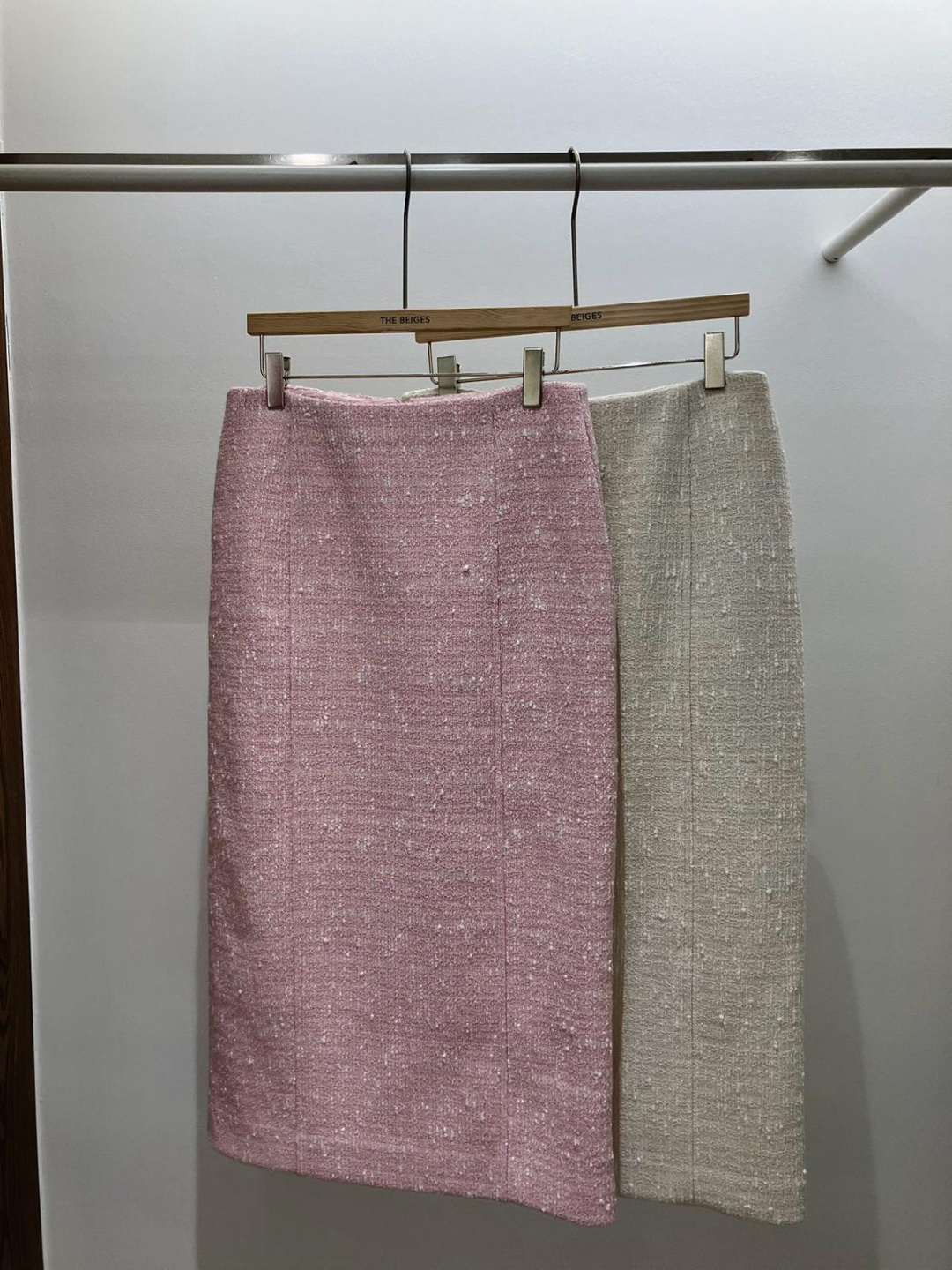 Tweed Midi Skirt *2 Colors