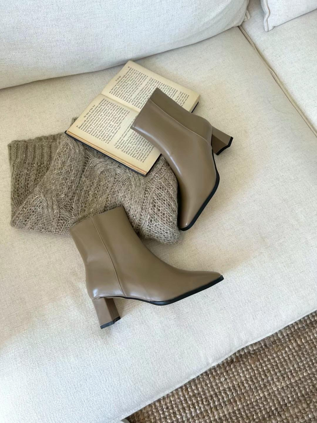 Heeled Ankle Boots *3 Colors