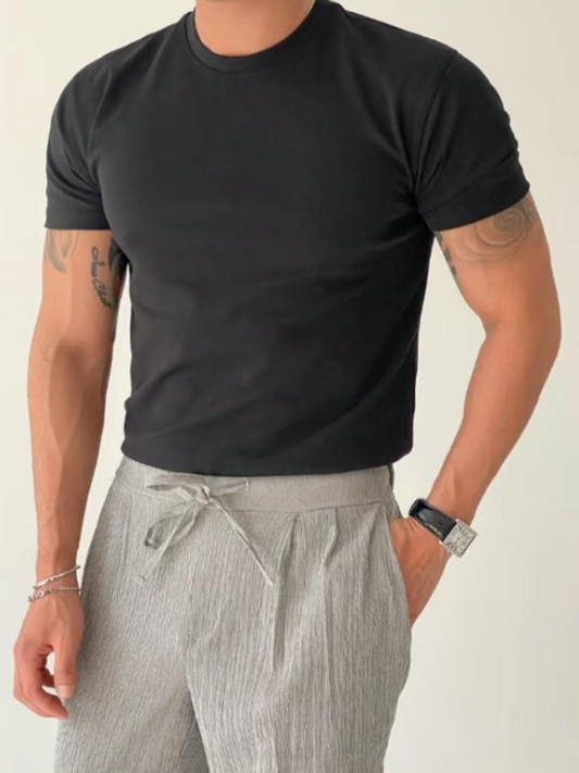 Men's Round Neck Short Sleeved T-Shirt *12 Colors