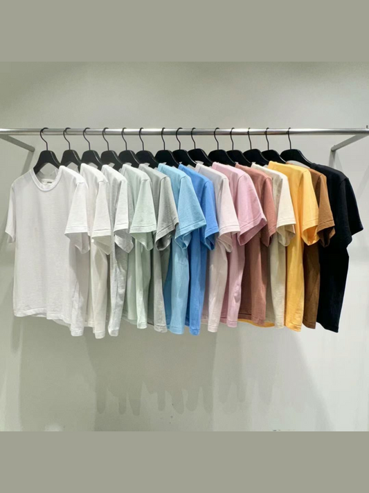 Crew Neck Short Sleeved T-shirt *14 Colors