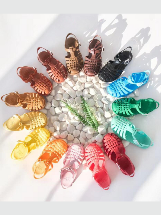 Strap Flat Sandals (Kids) *15 Colors