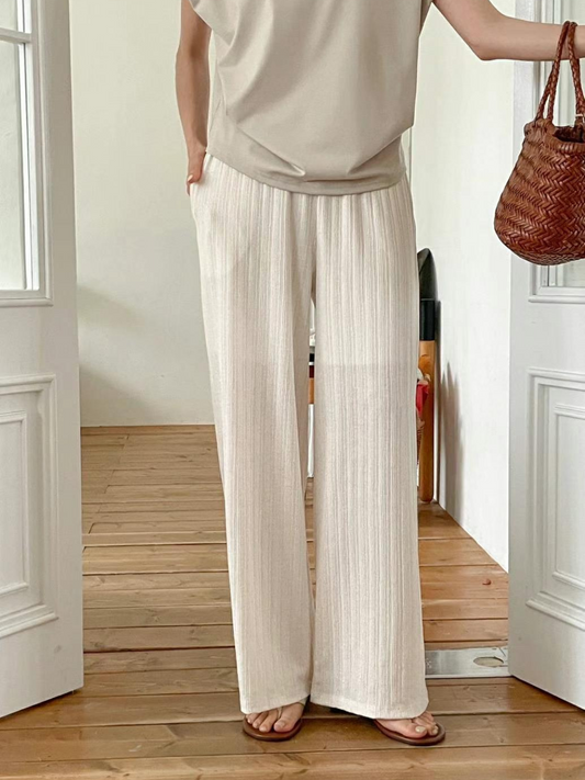 Wide-leg Knitted Pants *7 Colors