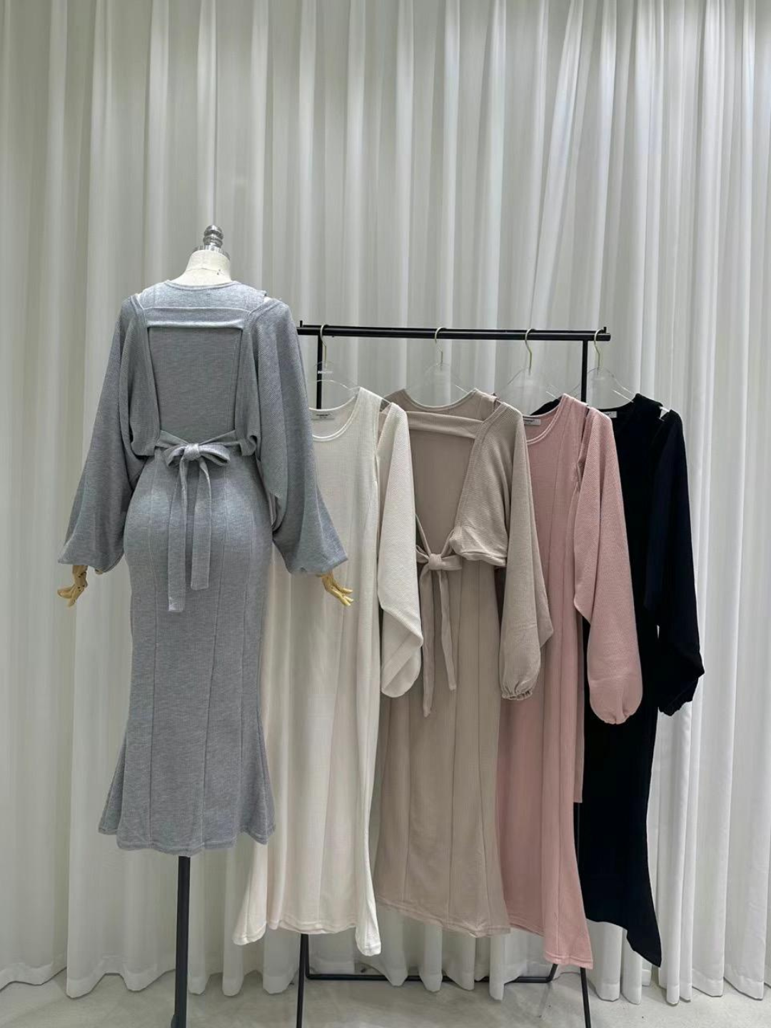 Bolero & Dress Set *5 Colors