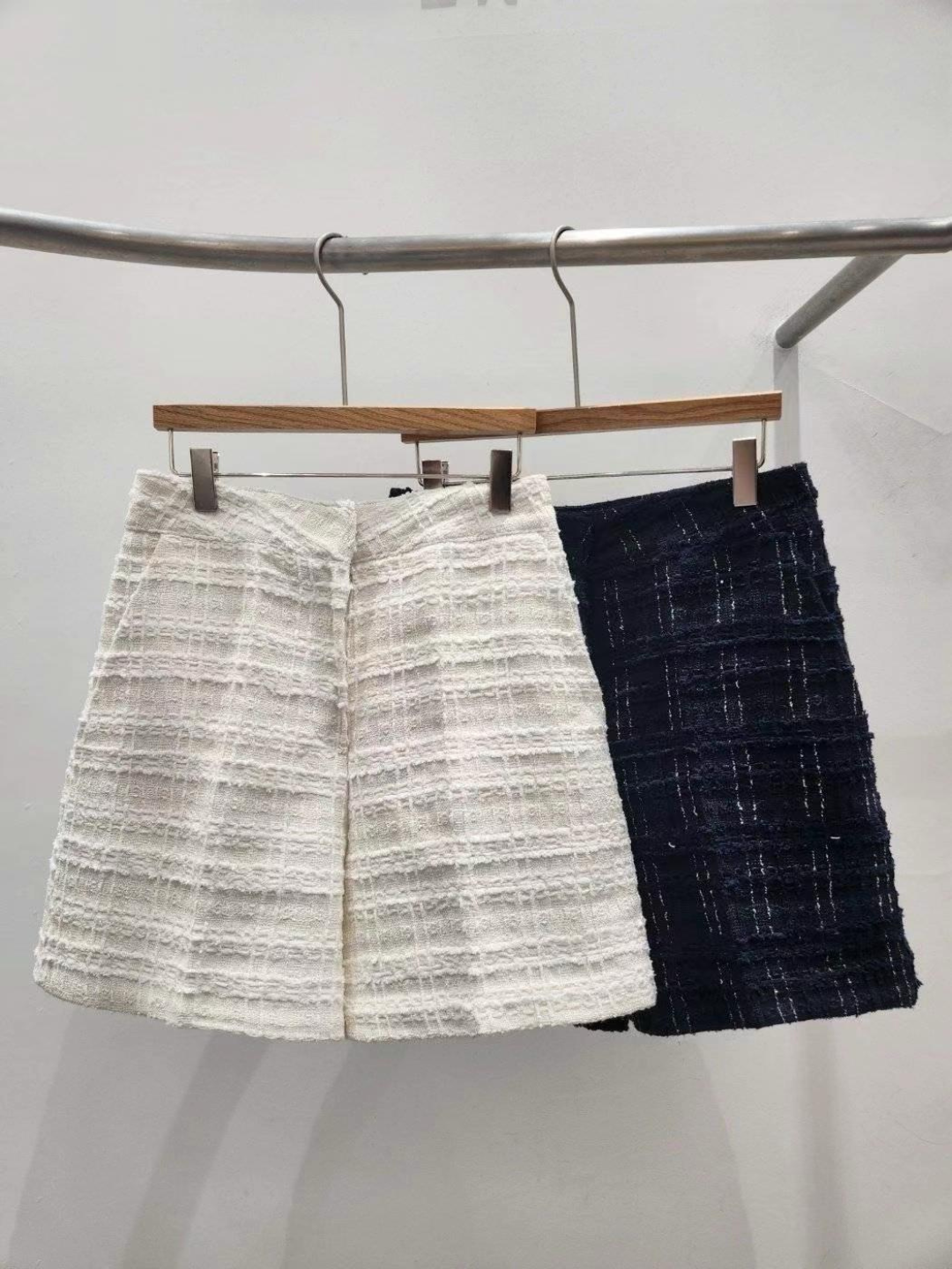 Plaid Tweed Shorts *2 Colors