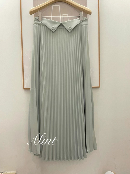 Pleated Maxi Skirt *3 Colors