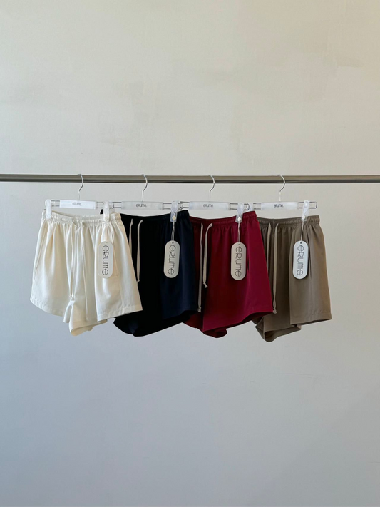 Drawstring Waist Casual Shorts *4 Colors