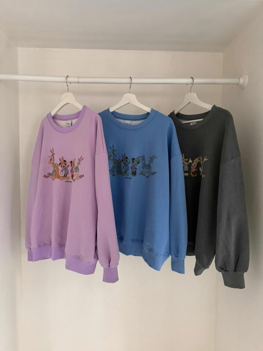 Printed Disney Characters Sweater *3 Colors