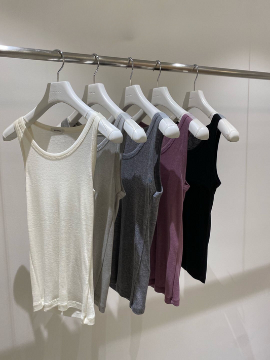 Plain Scoop Neck Tank Top *5 Colors