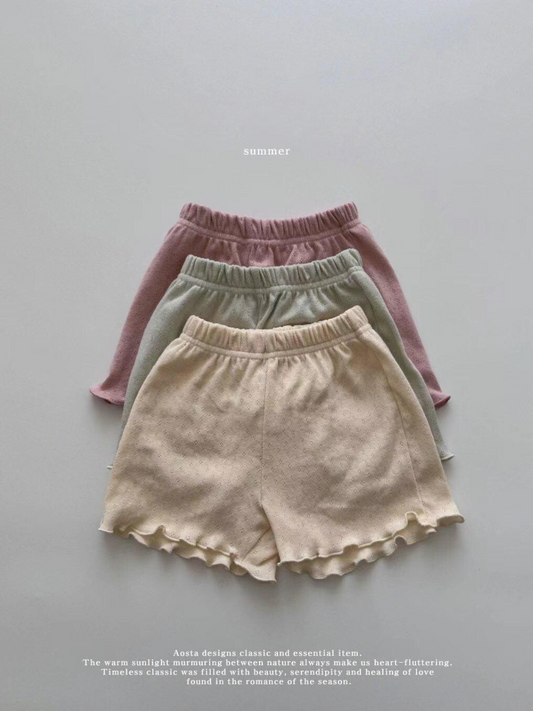 Eyelet Kids Shorts *3 Colors