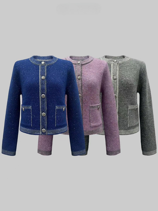 Wool Blend Knit Cardigan *3 Colors