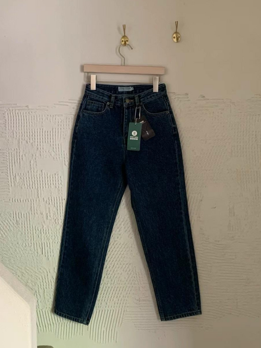 Straight Leg Denim Jeans