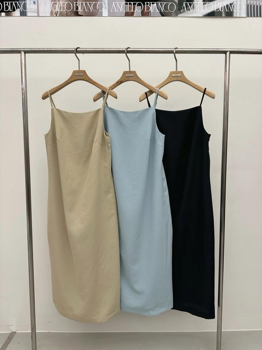 Sleeveless Solid Color Maxi Dress *3 Colors