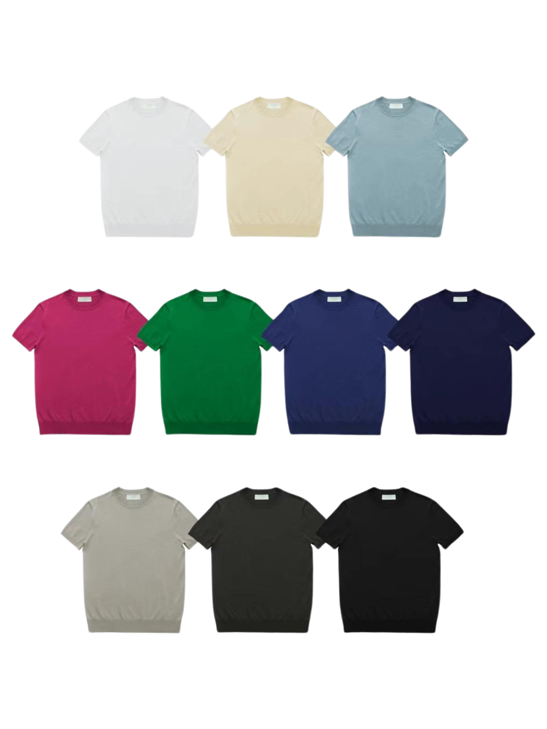 Men's Casual Short Sleeved knit T-Shirt *10 Colors