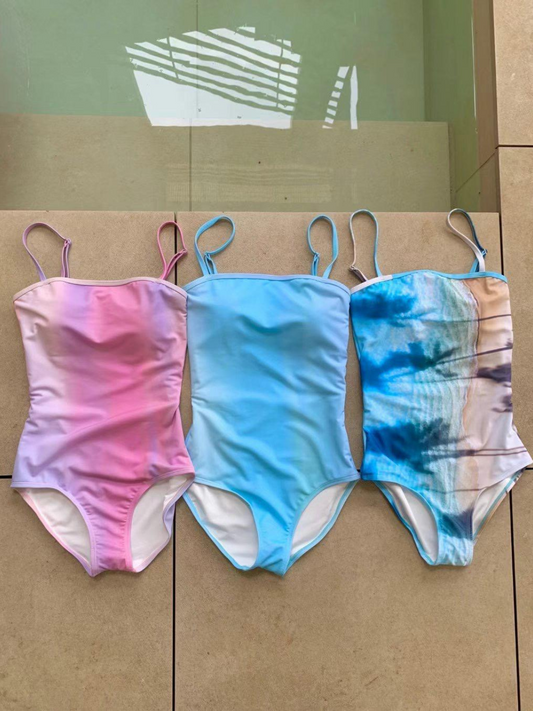 Gradient Color One Piece Swimwear *3 Colors