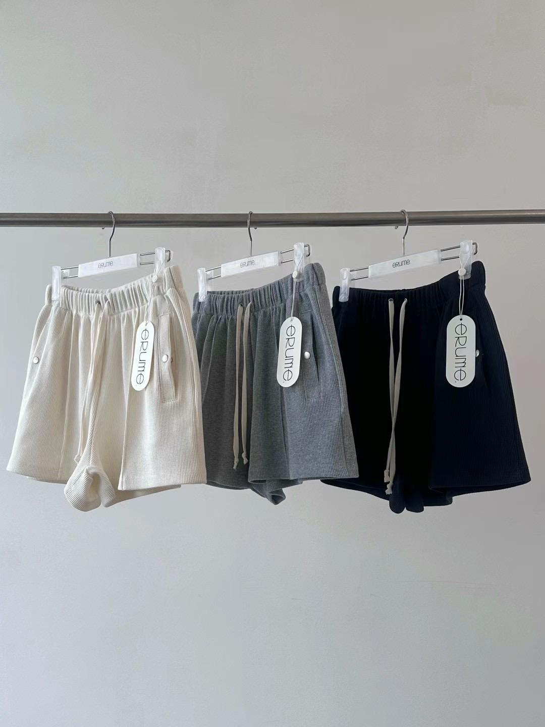 Waffle Knit Shorts *3 Colors