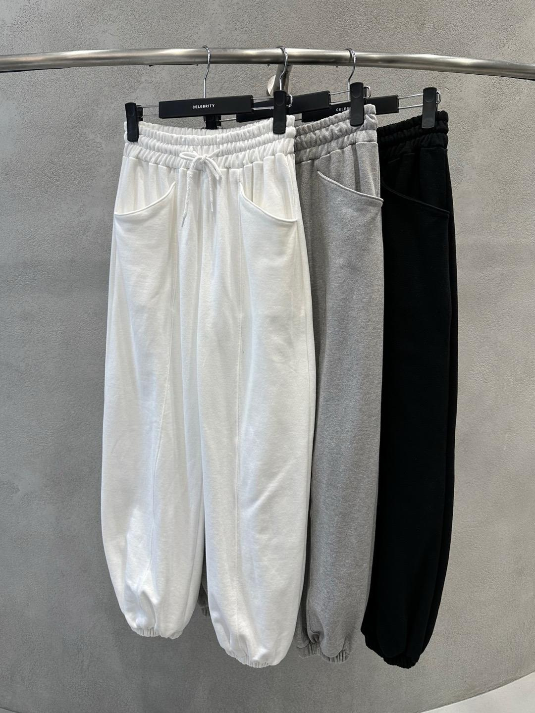 Waist-tie Knit Sweatpants *3 Colors