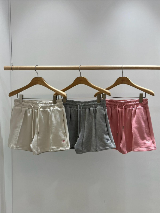 High-waist Drawstring Shorts *3 Colors