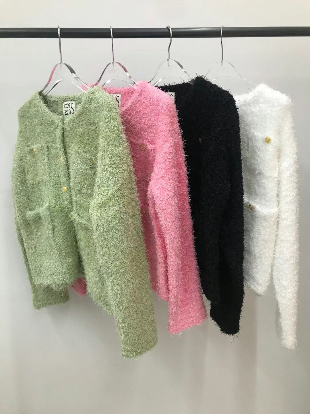 Unanswered Mystery Fuzzy Knitted Jacket *4 Colors