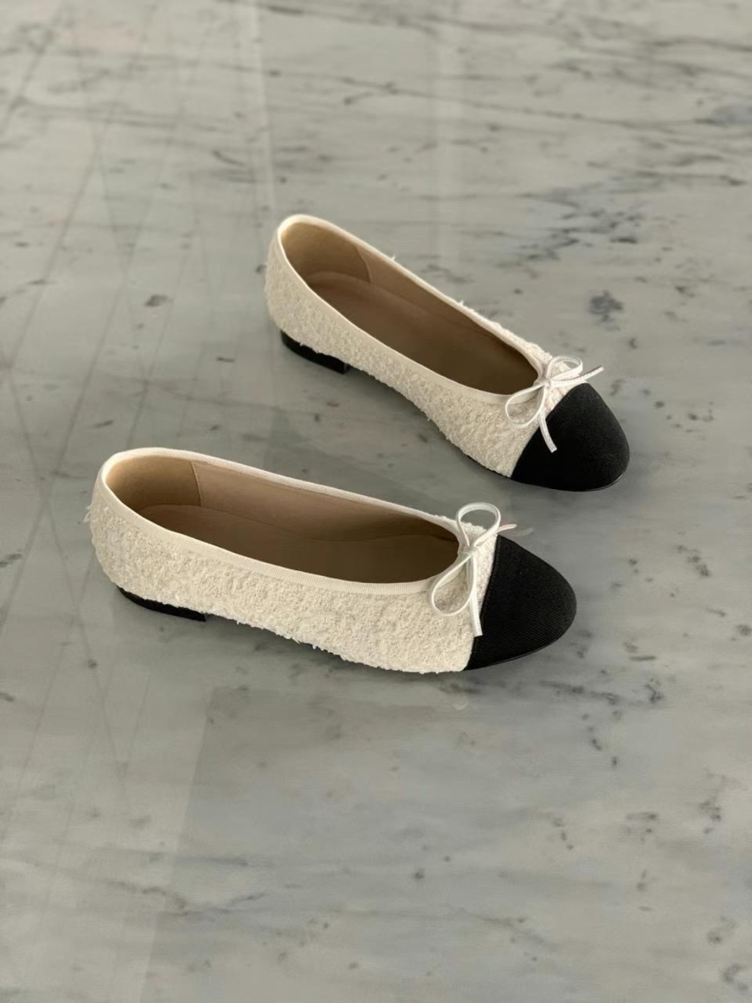 Tweed Ballet Flats *2 Colors