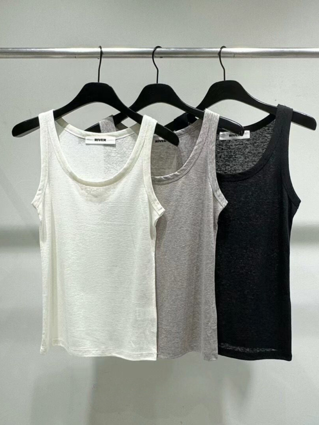 Sheer Scoop Neck Tank Top *3 Colors