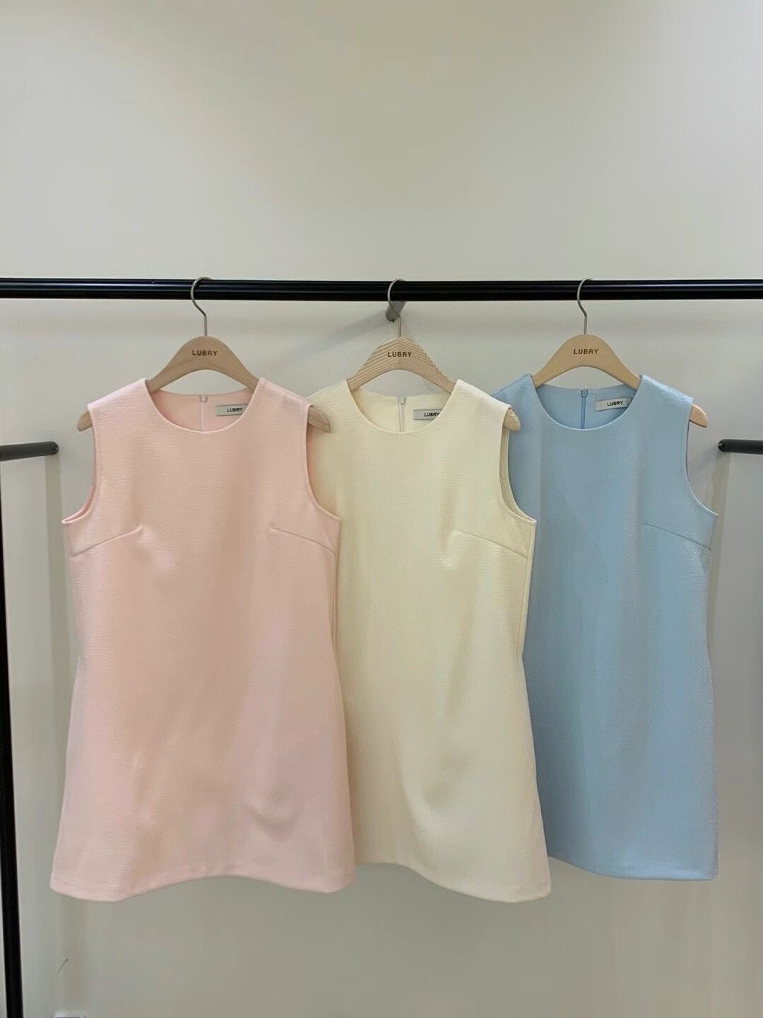 Round Neck Sleeveless Knit Mini Dress *3 Colors