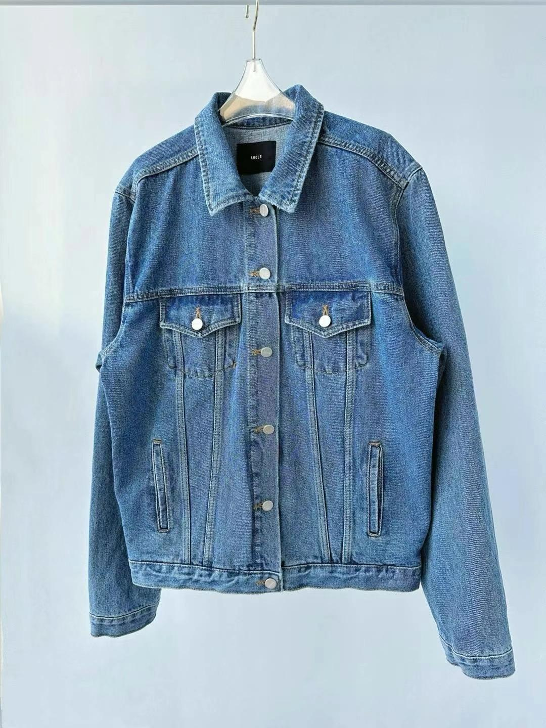 Button-down Long Sleeved Denim Jacket