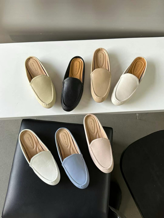 Slip-on Leather Mules *7 Colors