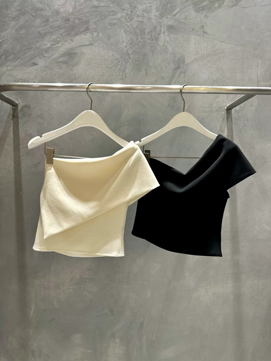 One Shoulder Top *2 Colors