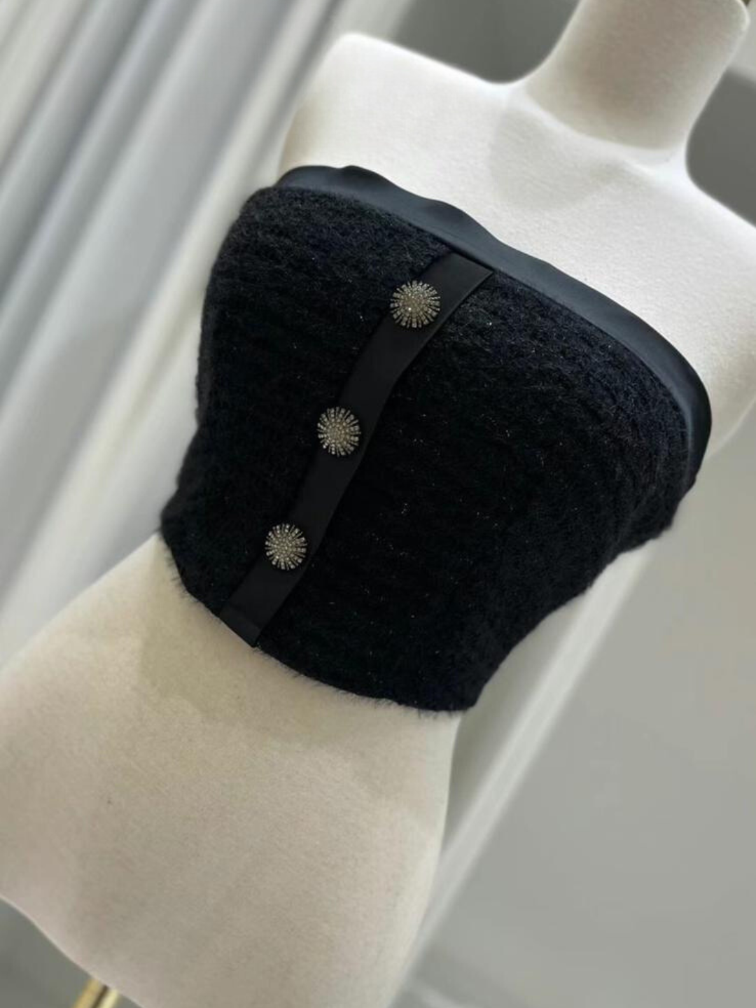 Tweed Tube Top *2 Colors