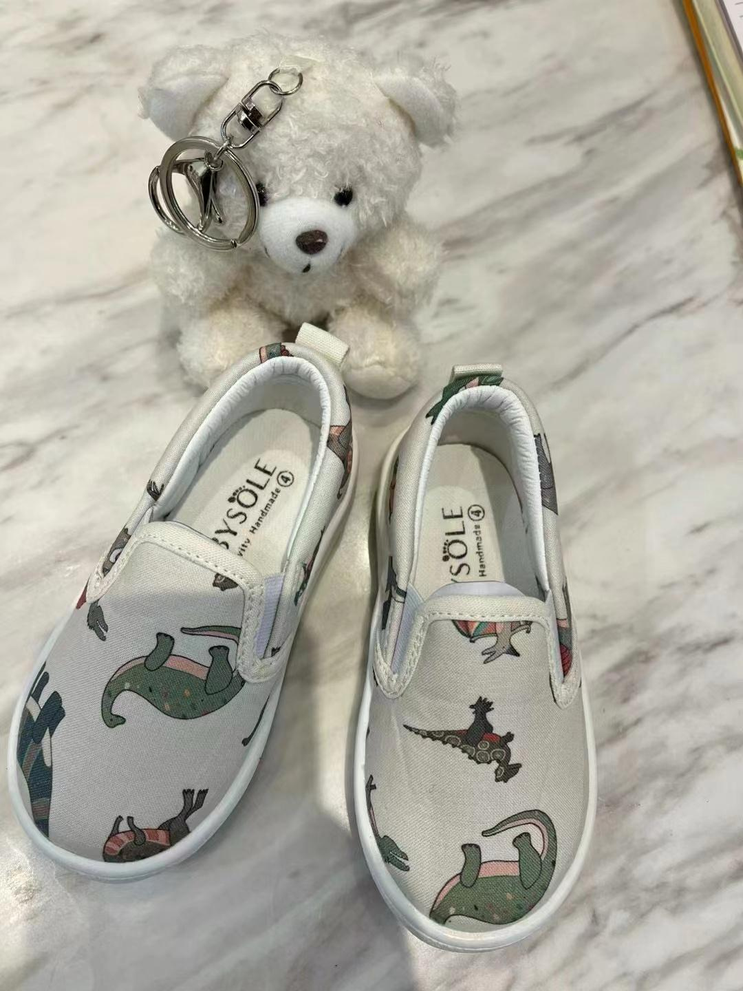 Children Printed Slip-on Shoes